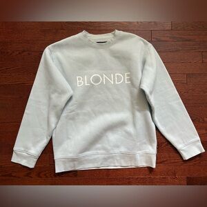 Brunette The Label Summer Sky Blue Classic Crew M/L